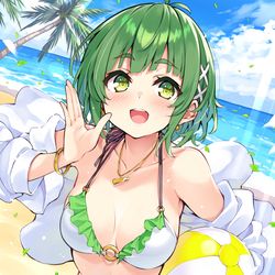 This is a pixiv picture whose title is 水着双葉さん.