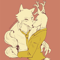 This is a pixiv picture whose title is 【腐向け有】びすたずツイッターログ⑭.