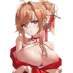 This is a pixiv picture whose title is 摸鱼.