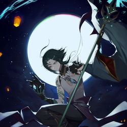 This is a pixiv picture whose title is Xiao.