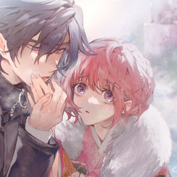 This is a pixiv picture whose title is 2021.