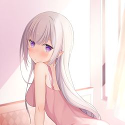 This is a pixiv picture whose title is けしからんエミリア.