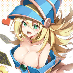 This is a pixiv picture whose title is ブラック·マジシャン·ガール.