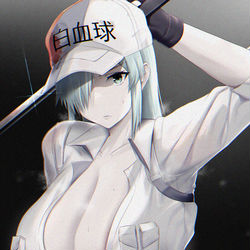 This is a pixiv picture whose title is 白血球さん.