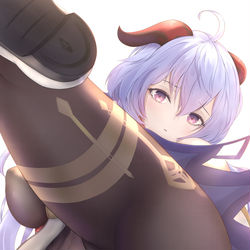 This is a pixiv picture whose title is 甘雨.