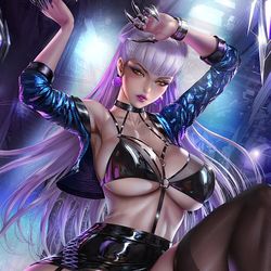 This is a pixiv picture whose title is KDA All Out Evelynn.