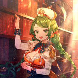 This is a pixiv picture whose title is 【帝国戦記】［全書全能］レリーア.