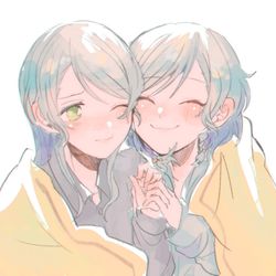 This is a pixiv picture whose title is ☽♥☀.