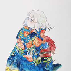 This is a pixiv picture whose title is 凌霄花.