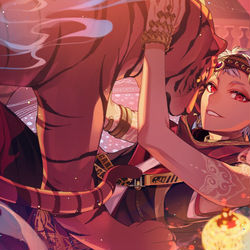 This is a pixiv picture whose title is 魅惑のアラビアン・ナイト.