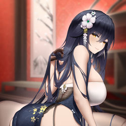 This is a pixiv picture whose title is 吾妻.