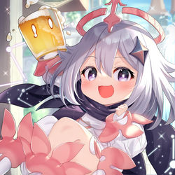 This is a pixiv picture whose title is 飲むぞ！旅人！！.