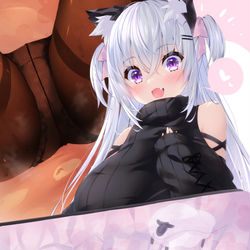 This is a pixiv picture whose title is いっしょにぬくぬくするにゃ🐱❤️.