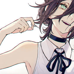 This is a pixiv picture whose title is 「ボンっ」.