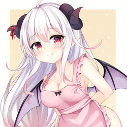 This is a pixiv picture whose title is 裸エプロンくるみ.
