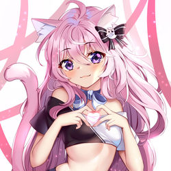 This is a pixiv picture whose title is Nyanners.