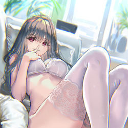 This is a pixiv picture whose title is 特にタイトルが思いつかない.