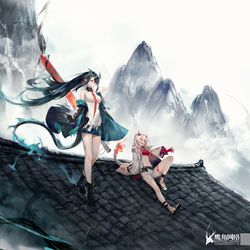 This is a pixiv picture whose title is 尽波澜.