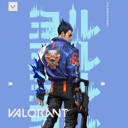 This is a pixiv picture whose title is VALORANT - Yoru.