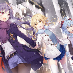 This is a pixiv picture whose title is みんなでお買い物！！.