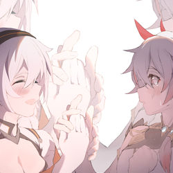 This is a pixiv picture whose title is 渡尘.