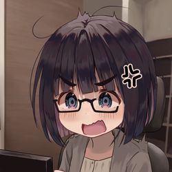 This is a pixiv picture whose title is オンライン対戦でマジギレしてるアラサー.
