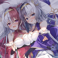 This is a pixiv picture whose title is どっちに...する？.