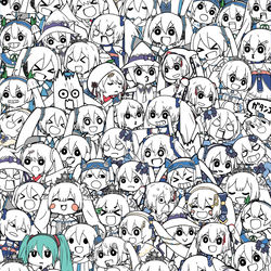 This is a pixiv picture whose title is SNOW MIKUがやってきたぞっ（白）.