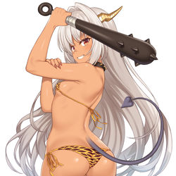This is a pixiv picture whose title is 節分の竜娘.