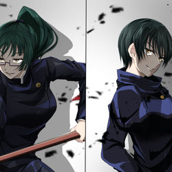 This is a pixiv picture whose title is 呪術絵まとめ.