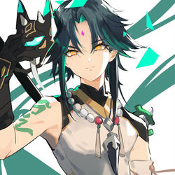 This is a pixiv picture whose title is 魈.