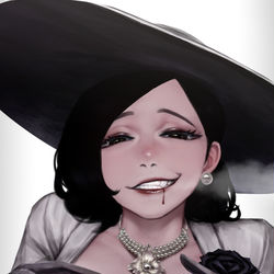 This is a pixiv picture whose title is Lady Dimitrescu.