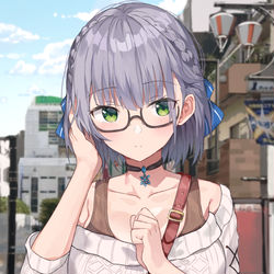 This is a pixiv picture whose title is 白銀ノエル.