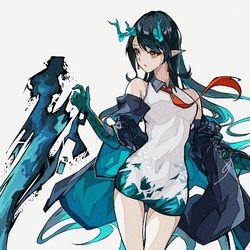 This is a pixiv picture whose title is 夕.