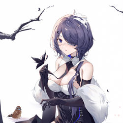 This is a pixiv picture whose title is 絮雨.