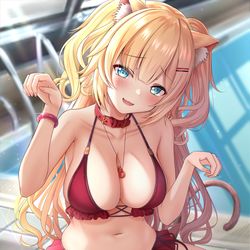 This is a pixiv picture whose title is ……にゃん♡.