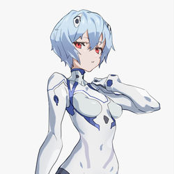 This is a pixiv picture whose title is Ayanami Rei.