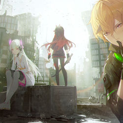 This is a pixiv picture whose title is 曙光.