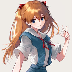 This is a pixiv picture whose title is アスカ.