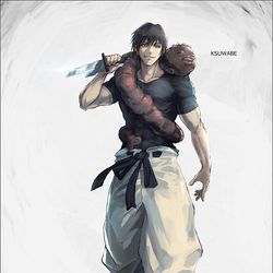 This is a pixiv picture whose title is 伏黒甚爾.