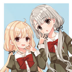 This is a pixiv picture whose title is 杏ちゃんとなーちゃん.