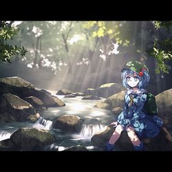 This is a pixiv picture whose title is 玄武の沢.