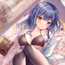 This is a pixiv picture whose title is 先生のそばにずっと一緒にいたい.