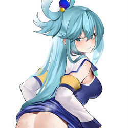 This is a pixiv picture whose title is アクアしり.