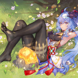 This is a pixiv picture whose title is 甘雨.