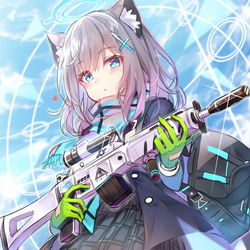 This is a pixiv picture whose title is シロコちゃん。.