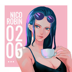 This is a pixiv picture whose title is ニコ・ロビン.