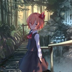 This is a pixiv picture whose title is ルーミア.