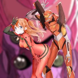 This is a pixiv picture whose title is アスカ弐号機.