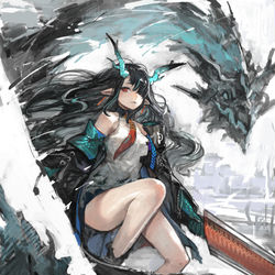 This is a pixiv picture whose title is 夕.